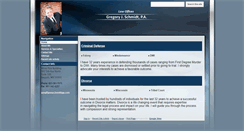 Desktop Screenshot of gregschmidtlaw.com